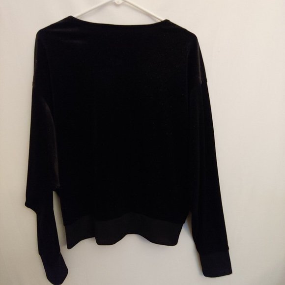 Juicy Couture Velour All Over Glitter Sparkle Full Zip Jacket Y2k Staple L - Picture 12 of 14